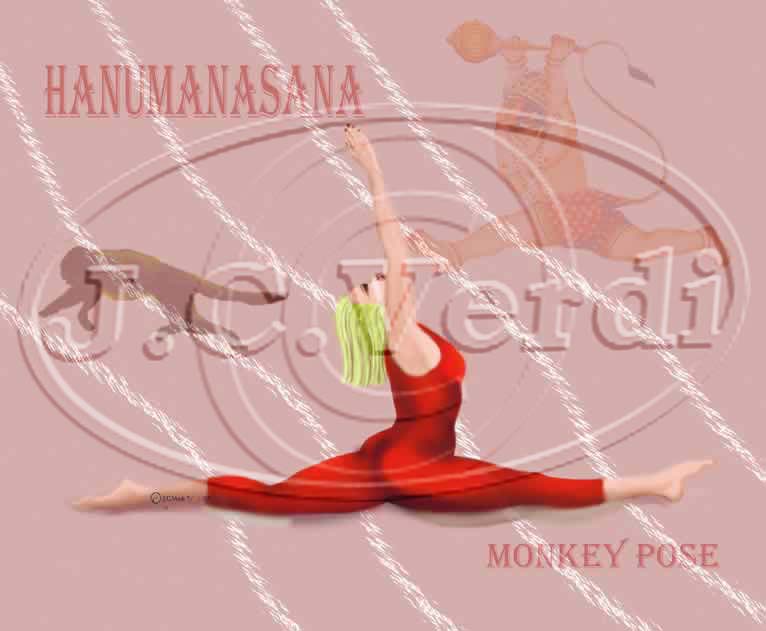 monkey pose