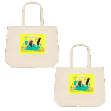 cobra pose tote 2 sided